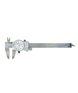 Mitutoyo 505-742J - 6&quot; Dial Calipers .1/Rev 001 Grad. White Face - $118.75