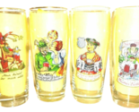 4 Boys &amp; Girls Favorites Comics Cartoon 0.5L German Beer Glasses - £11.81 GBP