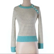 Banana Republic Wool Pullover Sweater Size XS button detail strips - £11.93 GBP