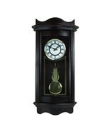 Bedford Clock Collection 25 Inch Chiming Pendulum Wall Clock in Weathere... - £156.85 GBP