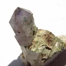 Amethyst on Matrix Brandberg Quartz Crystal  Namibia BR731 - £17.18 GBP