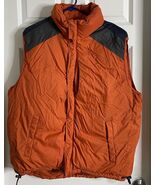 Vintage GAP Men's Size XL Goose Down Reversible Puffer Vest Packable Hood - $33.96