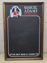 1980's MANCAVE Samuel Sam Adams Boston Lager Beer Menu Board Chalkboard ... - $69.89