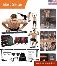 Professional Push Up Board &amp; Resistance Bands for Total Body Strength Tr... - $74.99