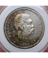Hawaii 1883 Kalakaua I King of Hawaii 1/2 Dollar Silver Coin - $195.99
