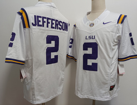 Men's Justin Jefferson LSU Tigers Jersey Purple White - $39.00 Men's Justin Jefferson LSU Tigers Jersey Purple White - $39.00