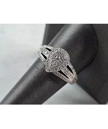 Womens Vintage Estate 10K White Gold Diamond Wedding Ring 5.5g E4906 - $1,143.75 CAD