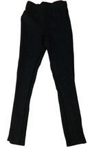 Zara Basic Black Ponte Leggings High Elastic Waist Seams Size XS Made In Turkey - £13.00 GBP