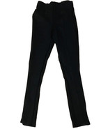 Zara Basic Black Ponte Leggings High Elastic Waist Seams Size XS Made In... - £13.00 GBP