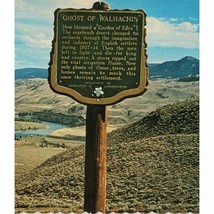 Ghost of Walhachin History Sign British Columbia Canada Postcard - $7.00