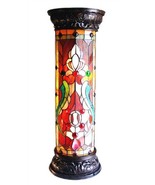 Chloe CH19405RV30-PL2 30 in. Lighting Ruby Spectacle Tiffany Glass 2 Lig... - £156.79 GBP