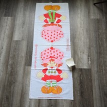 Strawberry Shortcake Cut And Sew Fabric Panel Pattern Pillow SSC 1980 Vintage - £23.92 GBP