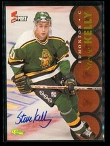 Vintage 1995 Classic 5 Sport Autograph Hockey Card Steve Kelly Edmonton Oilers B - £11.82 GBP