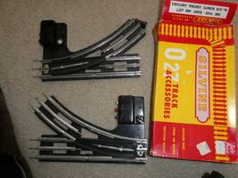 Pair of Vintage O O27 Silvine 639 Left and Right Switches in Box 639 - $22.77