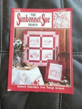 Sunbonnet Sue Primer Redwork Embroidery Vintage Artwork 16 Designs - £6.86 GBP