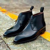 New Men Shoes Fashion Trend Business Casual All-match Handsome Black PU Classic  - £73.65 GBP