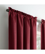 Eclipse Samara Blackout Rod Pocket Panel--Oxblood--42&quot; x 63&quot; - £7.85 GBP