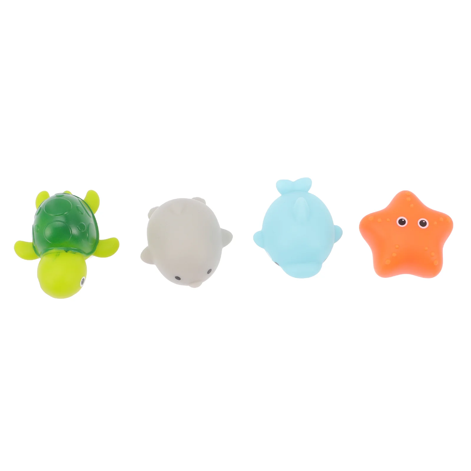 4pcs Bath Toys Cartoon Light Shower Toys Bathroom Bath Toys Set Kids Bathtub - £11.85 GBP