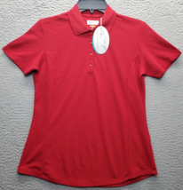 Greg Norman Golf Performance Polo Shirt Womens Small Red Play Dry Stretc... - $24.47