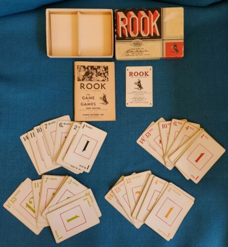 1943 ROOK CARD GAME RARE DARK BLUE RAVEN CARDS COMPLETE !! - £18.94 GBP