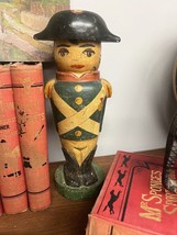 Bronzini Wooden Napoleon Soldier Figure Lidded Container Made in Italy - £21.35 GBP