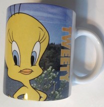 Warner Brothers Looney Tunes Coffee Mug Tweety Bird Vintage 1996  - £13.98 GBP
