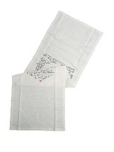 TABLECLOTHS Table Runner Love Home Decor Modern Casual White Size 19&#39;&#39; X... - $36.43