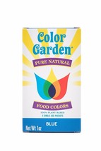 Color Garden Pure Natural Food Colors Blue 5 (6 gram) single-use packets - £13.04 GBP