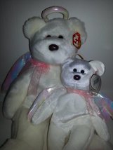 Ty Beanie Baby and Buddy Set - Halo the Angel Bear - £19.62 GBP