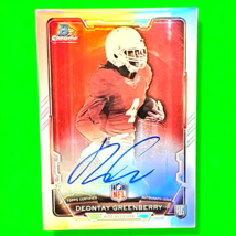 2015 Bowman Deontay Greenberry # RCRA-DGR Chrome Rookie Refractor Auto Cowboys - £2.12 GBP