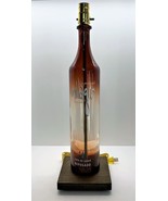 Large 1.75L MILAGRO ANEJO Tequila Blue Bar Bottle TABLE LAMP Lounge Ligh... - $55.57