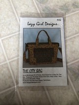 The City Bag Lazy Girl Designs #112 Quilted Tote Handbag Pattern - $10.84