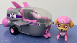 Nickelodeon Paw Patrol Skyes Rocket Ship  Space Action Figure Girl Dog preowned - £7.90 GBP