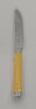 NOS Vtg Mikasa Braid Flatware Primary Yellow Dinner Knife G4131 Replacement - $5.95