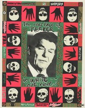 CAROL PORTER The real face of terror is white - not red! (Green), 1986 - $742.50