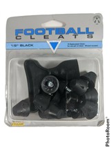 Replacement football cleats 1/2 &quot; Black Steel Tip for one shoe - £4.74 GBP
