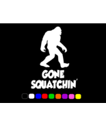 BIGFOOT GONE SQUATCHIN Vinyl Decal Window Wall Truck Sticker CHOOSE SIZE... - $3.46+