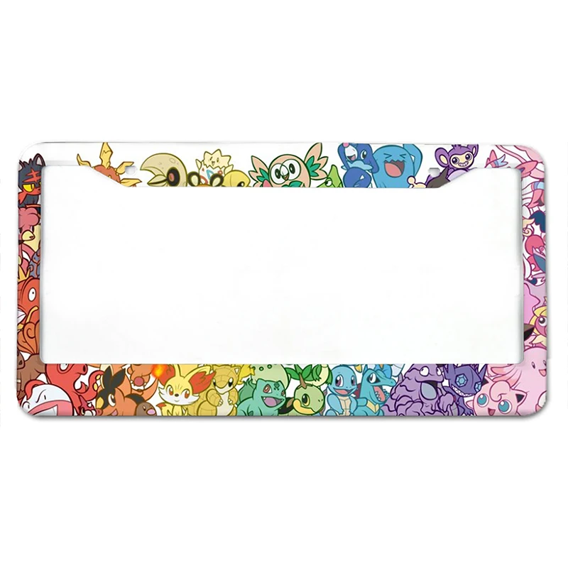 Animation Baokemeng series  standard aluminum alloy license plate cover car acce - $84.07