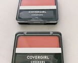 CoverGirl Cheekers Powder Blush, Pretty Peach 0.12 oz Lot Of 4 - £27.24 GBP