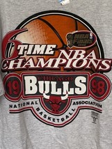 Vintage Chicago Bulls Logo 7 1998 NBA Champions T Shirt Size XL NWT Six Time - £43.10 GBP