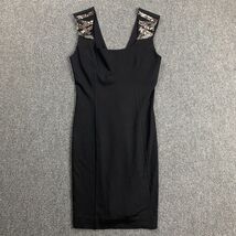 Guess Dress Women&#39;s Medium Black Sheath Shift Sleeveless Viscose Blend M - €16,30 EUR