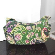 VERA BRADLEY - Shades of Green Chelsea Quilted Fabric Shoulder Bag - $17.82
