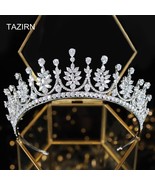 Trendy Cubic Zirconia Sweet 16 Princess Wedding Bridal Tiaras Crowns CZ ... - £109.98 GBP