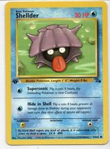 Pokémon Shellder 54/62 1999 WOTC Fossil Set Ungraded 1st Edition - $9.99