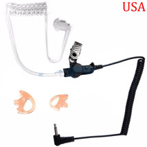 2.5Mm Police Listen Only Acoustic Tube Earpiece 1 Pin Radio Headset Top ... - $22.47