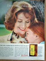 Miss Clairol Hair Color Magazine Print Magazine Advertisement 1964 - £3.98 GBP