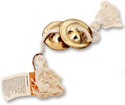 De Kulture Handmade Pure Brass Manjeera Percussion Instrument, 3X1 (Dh) ... - $33.99