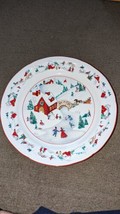 Farberware White Christmas Dinner Plate New Without Box Never Used Just ... - £15.63 GBP