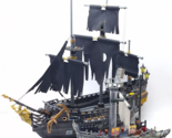 Mega Bloks Construx Pirates Of The Caribbean 1017 Black Pearl + Flying D... - $33.38