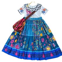 Encanto Madrigal Dress Girls Mirabel Cosplay Kids Halloween Princess Cos... - £13.12 GBP+